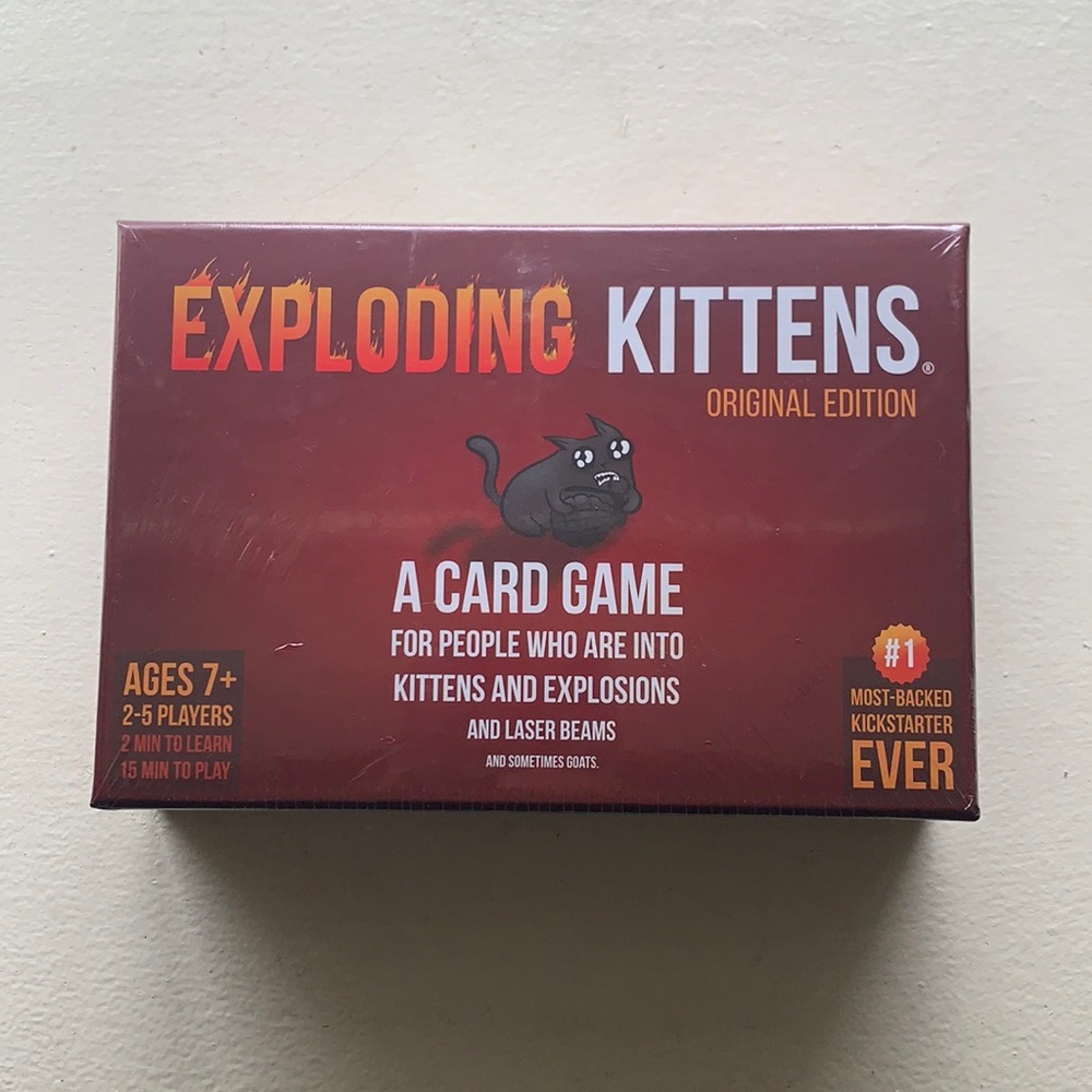 NWT Exploding Kittens Card Game